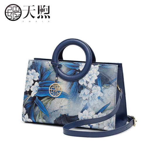 桑蚕丝绸中国风女士手提包印花时尚单肩包旗袍包 商品图2