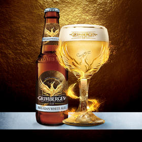 【部分地区缺货预售，现货48h发货】Grimbergen格林堡白艾尔精酿啤酒330ml*6瓶小麦酒