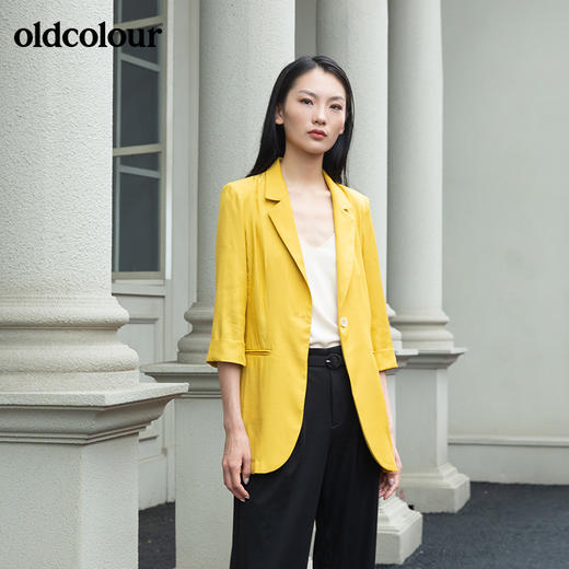 oldcolour欧珂秋季直筒休闲西装外套GM31048812 商品图2