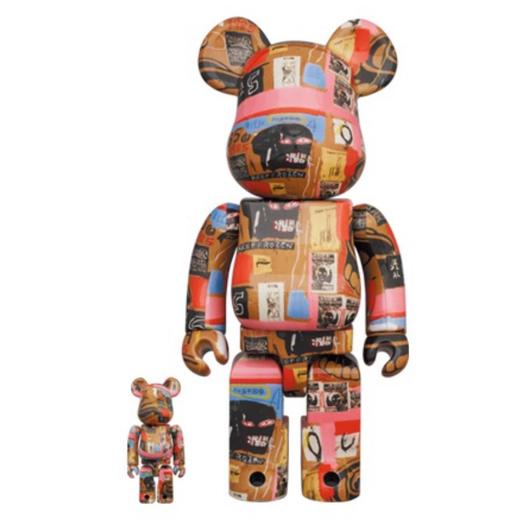 Bearbrick 巴斯奎特andywarhol联名2代 400%+100% 商品图0