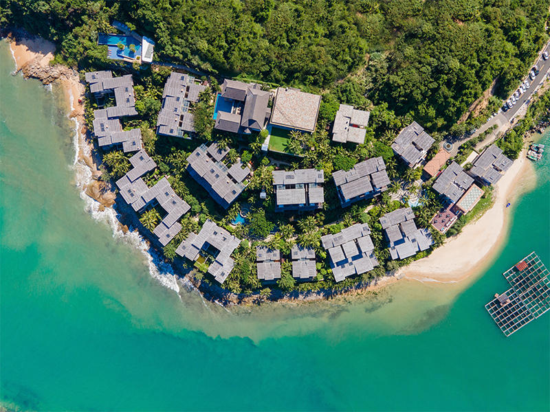 万宁伴山伴海酒店 2晚园景房/湾景房套餐「含双早 无边际悬崖泳池