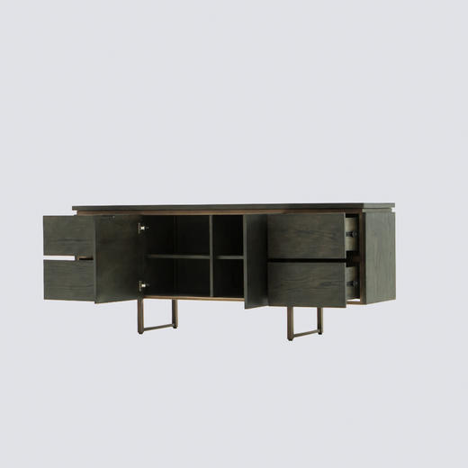 NS家居nsfurniture餐厅进口实木餐边柜电视柜NSCB-SAN D01-190 商品图1