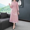 YFN-19311新款女装中国风刺绣连衣裙 商品缩略图2