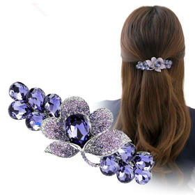 发夹韩国水钻头饰成人优雅发卡