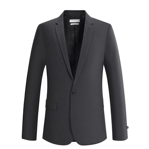 太平鸟男装 灰色商务休闲西服外套西装BYBAB3X33 商品图0