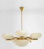 伽罗 JALO Art Deco风格蛋白石黄铜吊灯(3头/5头)（AD01） 商品缩略图1
