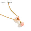 Juicy Grape 水蜜桃项链女2021年新原创气质简约甜美可爱桃花短款桃子锁骨链女 商品缩略图4