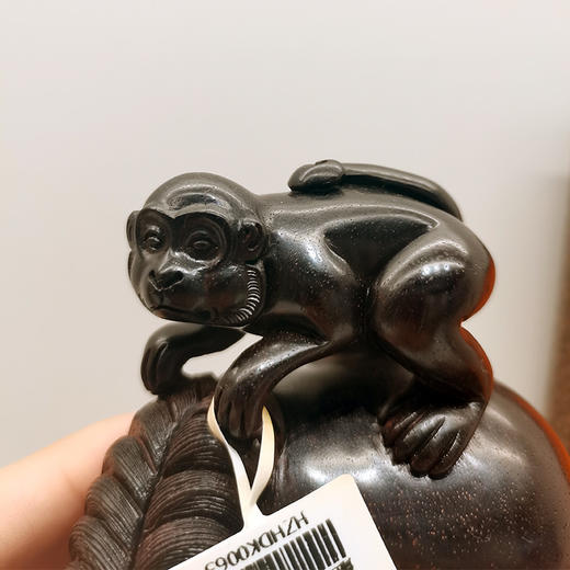 W°紫檀马上封侯小摆件 商品图3