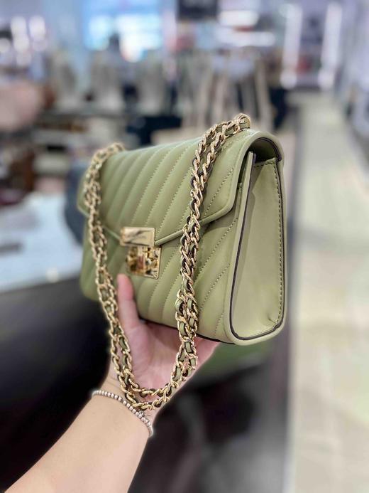 美现🍃抹茶色！清爽好适合夏天背~MK rose 小香风羊皮链条包⛓️只要￥950 商品图4