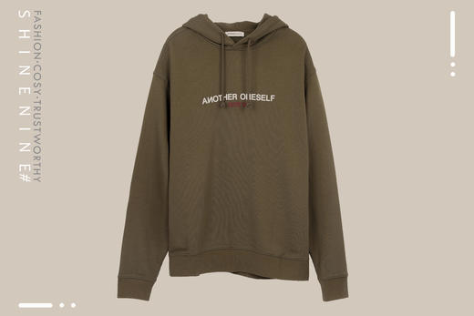 933W03字母印花帽衫长袖卫衣 商品图0