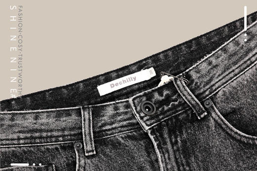 939231203简单做旧牛仔裤 商品图1