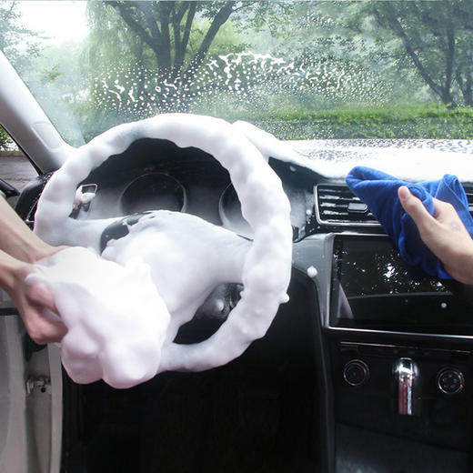 【清洁剂】保赐利多功能泡沫清洁剂 带软刷 汽车内饰清洁清洗剂 商品图2