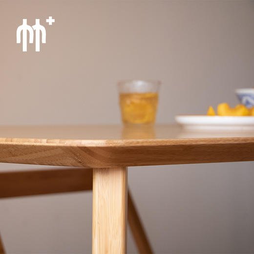 竹加楠竹现代简约长方形餐桌椅组合小户型家用北欧饭桌餐桌子椅子 商品图5