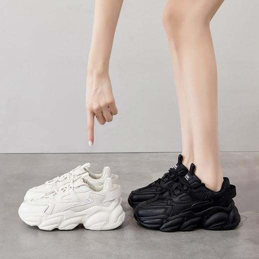ZHR2022年新款厚底老爹鞋女ins潮松糕鞋百搭透气软底休闲鞋 商品图1