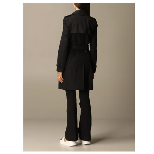 【二】BURBERRY 巴宝莉 女士伊斯灵顿版型 – 短款 Trench 风衣 黑色 8027949 A1189 商品图2
