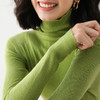 【都市摩登 温柔治愈系】2021秋冬新款韩版修身百搭高领针织衫堆堆领打底毛衣女 商品缩略图14