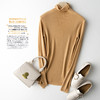 【都市摩登 温柔治愈系】2021秋冬新款韩版修身百搭高领针织衫堆堆领打底毛衣女 商品缩略图7