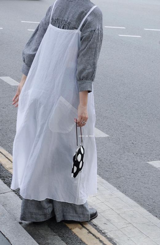 （4折）G 卡其/深蓝/白 连衣裙 商品图0