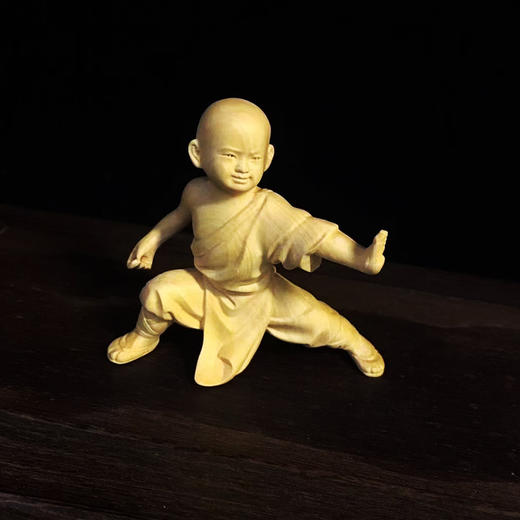 功夫小子°黄杨木摆件 商品图1