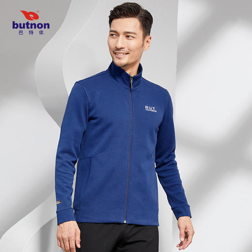巴特侬butnon男士棉混纺面料柔软亲肤运动针织外套M1625 商品图7