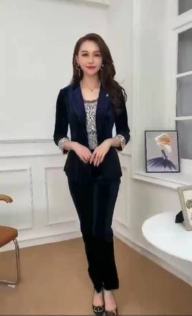 洛呗一组丝绒三件套