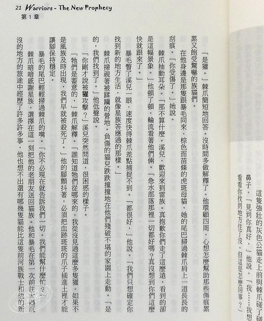 【中商原版】猫战士畅销纪念版 二部曲新预言之六 日落和平 港台原版 艾琳杭特 晨星出版 奇幻小说 商品图5