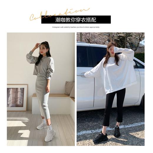 ZHR2022年新款厚底老爹鞋女ins潮松糕鞋百搭透气软底休闲鞋 商品图4