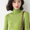 【都市摩登 温柔治愈系】2021秋冬新款韩版修身百搭高领针织衫堆堆领打底毛衣女 商品缩略图1