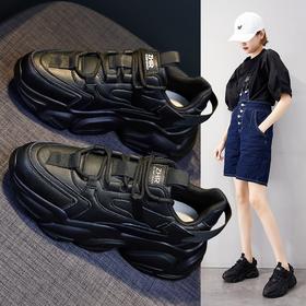 ZHR2022年新款厚底老爹鞋女ins潮松糕鞋百搭透气软底休闲鞋