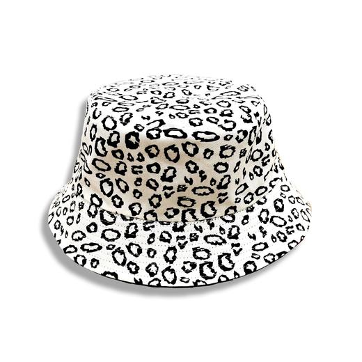 雪豹豹纹爪印休闲双面文艺渔夫帽 商品图4