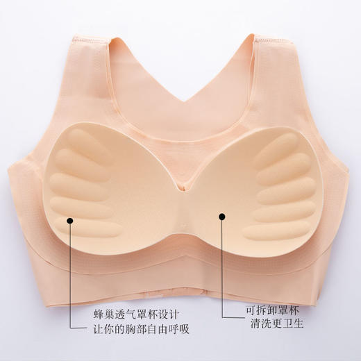 【一件=文胸+束身衣+背背佳的调整内衣】聚拢上托，矫正防下垂！开肩美背，挺拔身姿，前开排扣加强聚拢，“挺胸收副”，小胸变大胸，收副乳！帮助矫正驼背，脖子前倾！ 商品图3