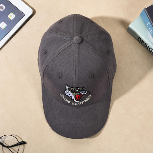 雪豹凌霜刺绣圆顶棒球帽 商品图2