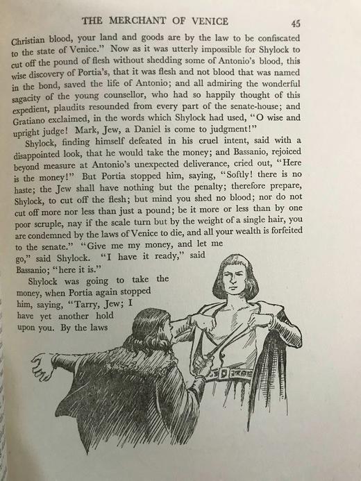 约20世纪早期 兰姆姐弟《莎士比亚故事集》选集 数十幅插图 精装16开 商品图12