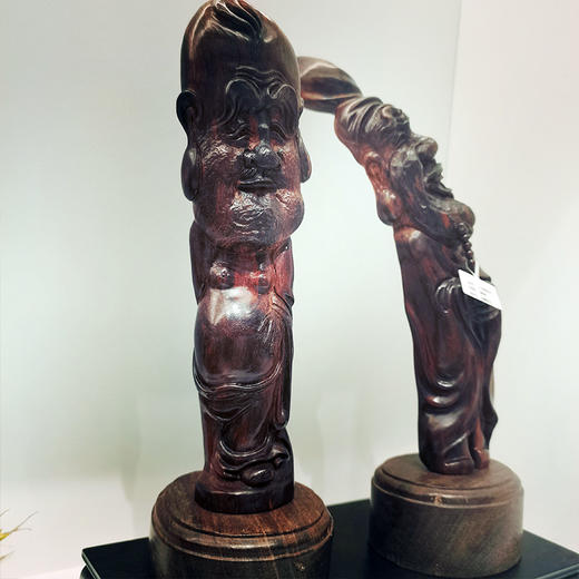 W°越黄人物摆件一对 商品图1