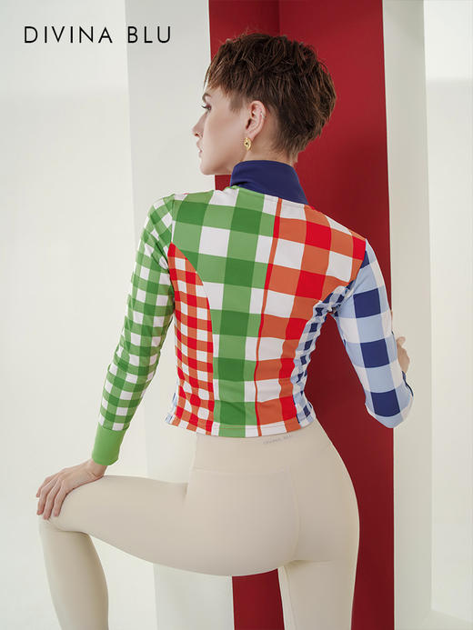 DIVINA BLU戛纳系列女士运动外套健身跑步训练瑜伽服拉链开衫夹克 戛纳外套13 商品图4