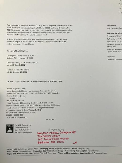 布罗德夫妇艺术藏品图集 170幅插图（140幅彩色） 精装大16开 商品图4