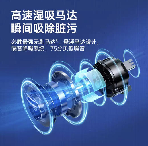 必胜 BISSELL 无线智能洗地机四代 黑白2832Z 吸拖洗一体机4.0 家用吸尘器 商品图1