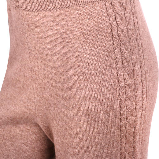 兔皇羊绒绞花女长裤TTB217188 商品图1