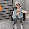 马甲女童儿童马甲宝宝春秋外穿洋气上衣女童早秋衣服小女孩牛仔外 商品缩略图0