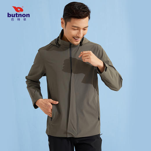 巴特侬butnon男装梭织户外休闲保暖舒适外套M1613 商品图9