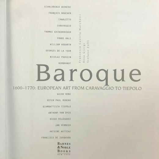 欧洲巴洛克艺术图集 数百幅彩色插图 精装大16开 商品图3