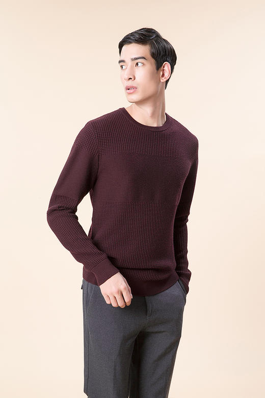 【团长X】callisto纯绵羊毛毛衣  FNKNW115RD 商品图1