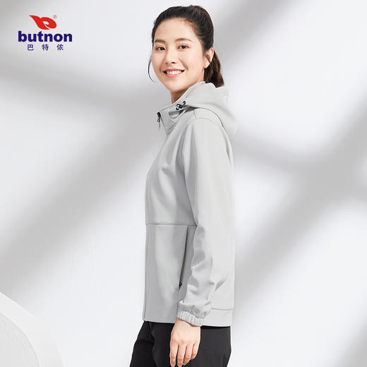 巴特侬butnon女装可拆卸连帽冬季运动梭织外套W1622 商品图6