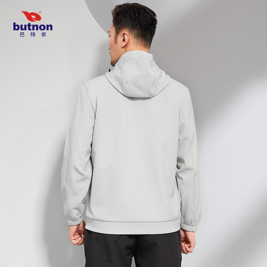巴特侬butnon男装可拆卸连帽休闲运动梭织外套M1621 商品图3