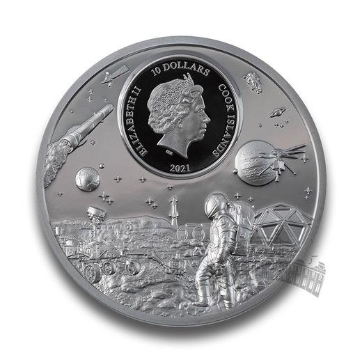 【现货】火星探索钌化银币！发行量仅99枚 商品图1