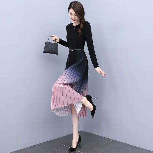 DK-新款收腰修身显瘦气质连衣裙女 商品图4