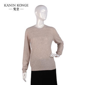 兔皇羊绒圆领女套衫TTA202712-1