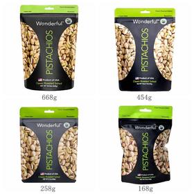 美国万多福加州进口开心果经典盐焗味 4种规格包装零添加才是真健康 059156/053898/056303/053897