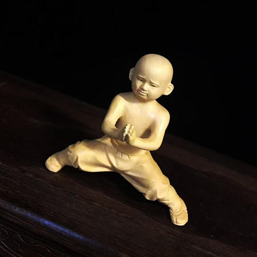 功夫小子°黄杨木摆件 商品图2