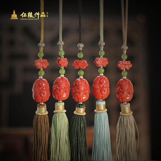 促销-朱砂象鼻挂件 商品图2